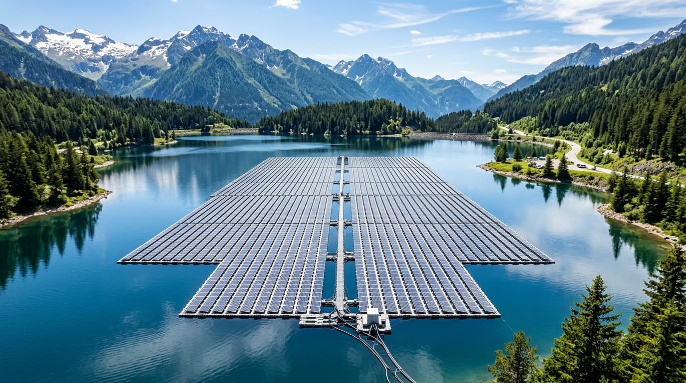Alpine Reservoir Floating Solar
